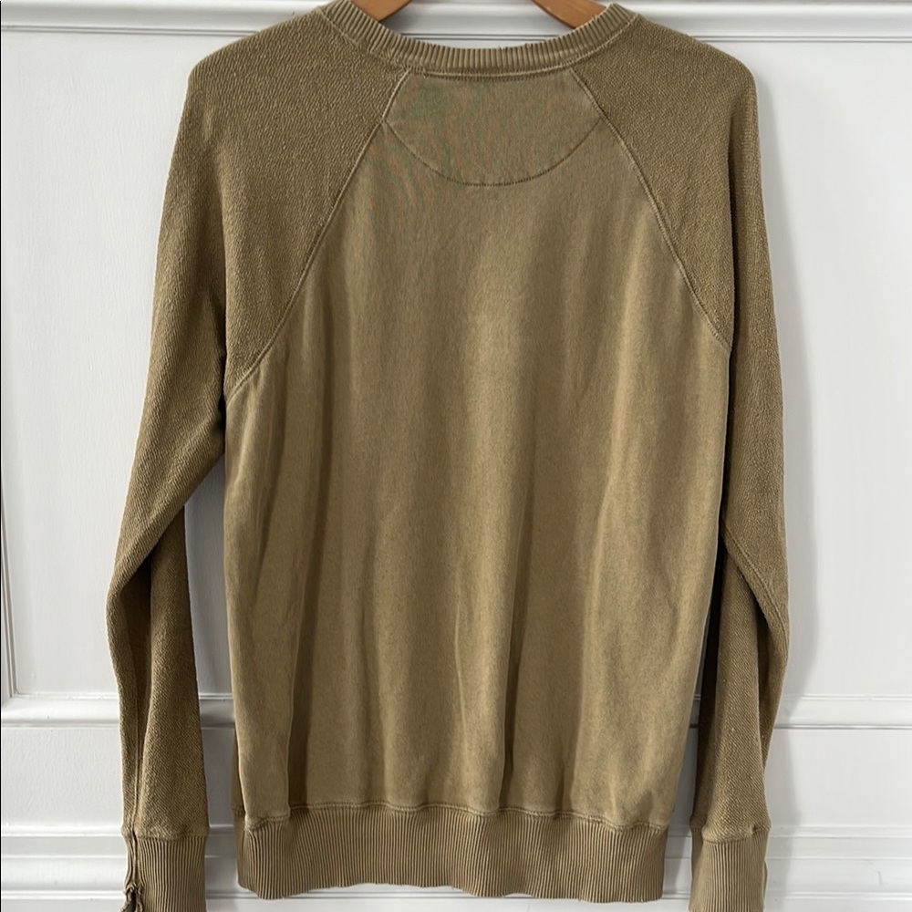 Aerie Oversized French Terry Cotton Sweatshirt Top - Picture 8 of 12